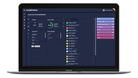 Panel de administración Boxlight Clever MDM